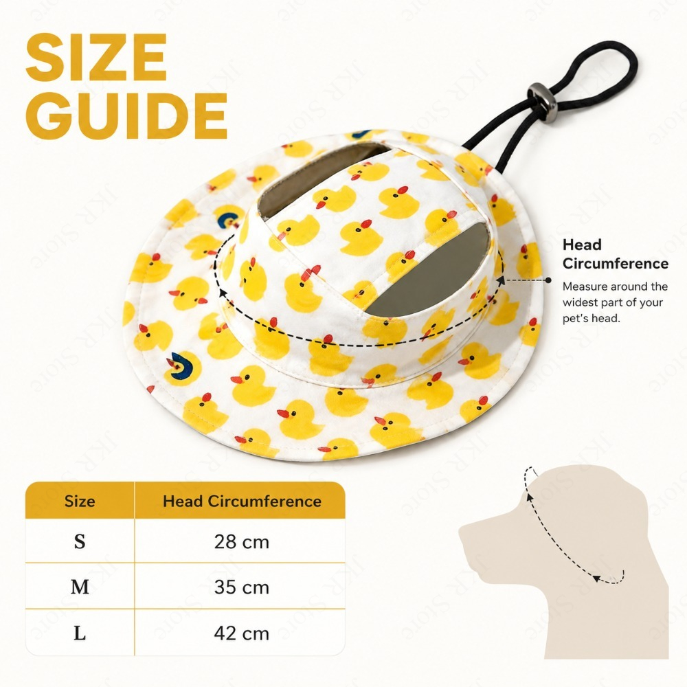 Adjustable Dog Hat Cute Print  - Running Cap Lightweight reseña y precio