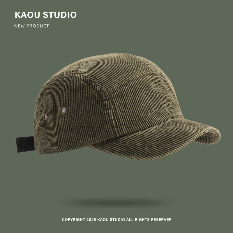 Vintage Corduroy Baseball Cap  - Corduroy Cap 5 Panel reseña y precio