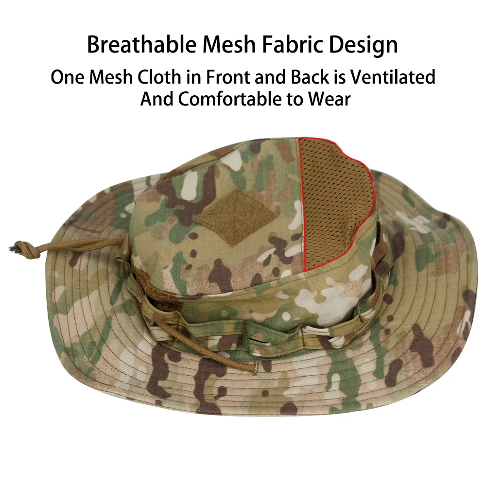 Tactical Camo Boonie Hat UPF 5 - Boonie Hat Tactical reseña y precio