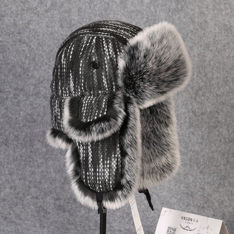 B-8433 Man Bomber Hat Rex Rabb - Trapper Hat Ear Flap reseña y precio