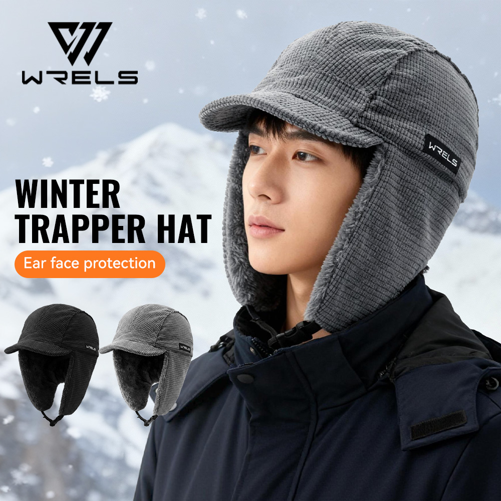 WRELS Winter Trapper Hat Windp - Trapper Hat Ear Flap reseña y precio