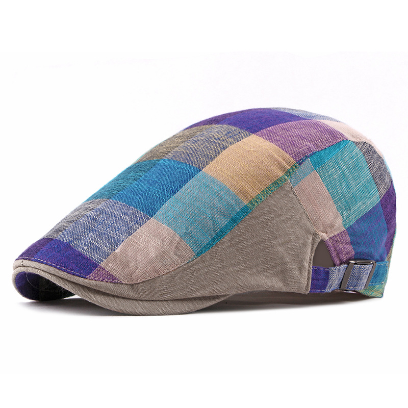 Unisex Cotton Plaid Newsboy Be - Newsboy Cap Ivy reseña y precio