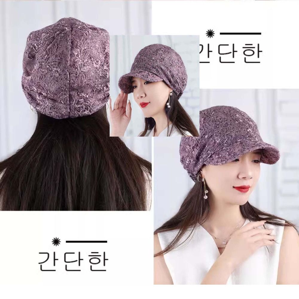 Hollow Out Flower Beanie Cap B - Baseball Cap Structured reseña y precio