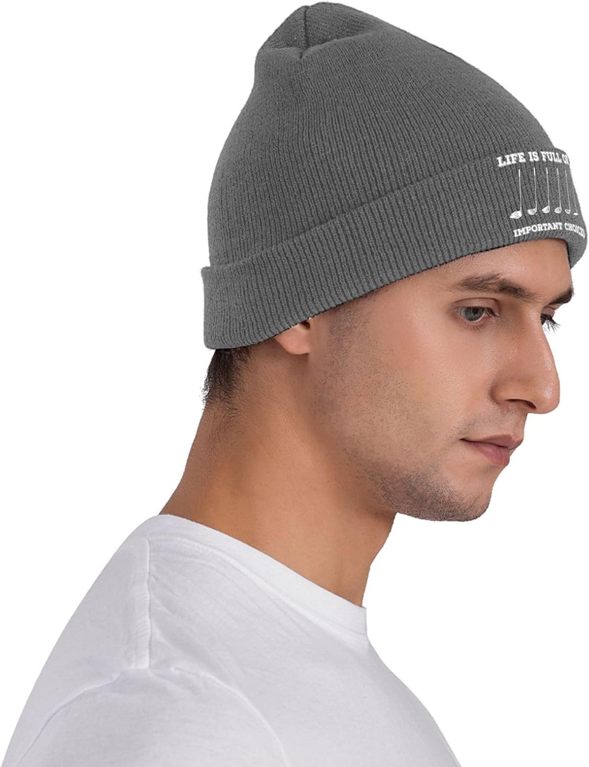 Life is Full of Important Choi - Beanie Cuffed Knit reseña y precio